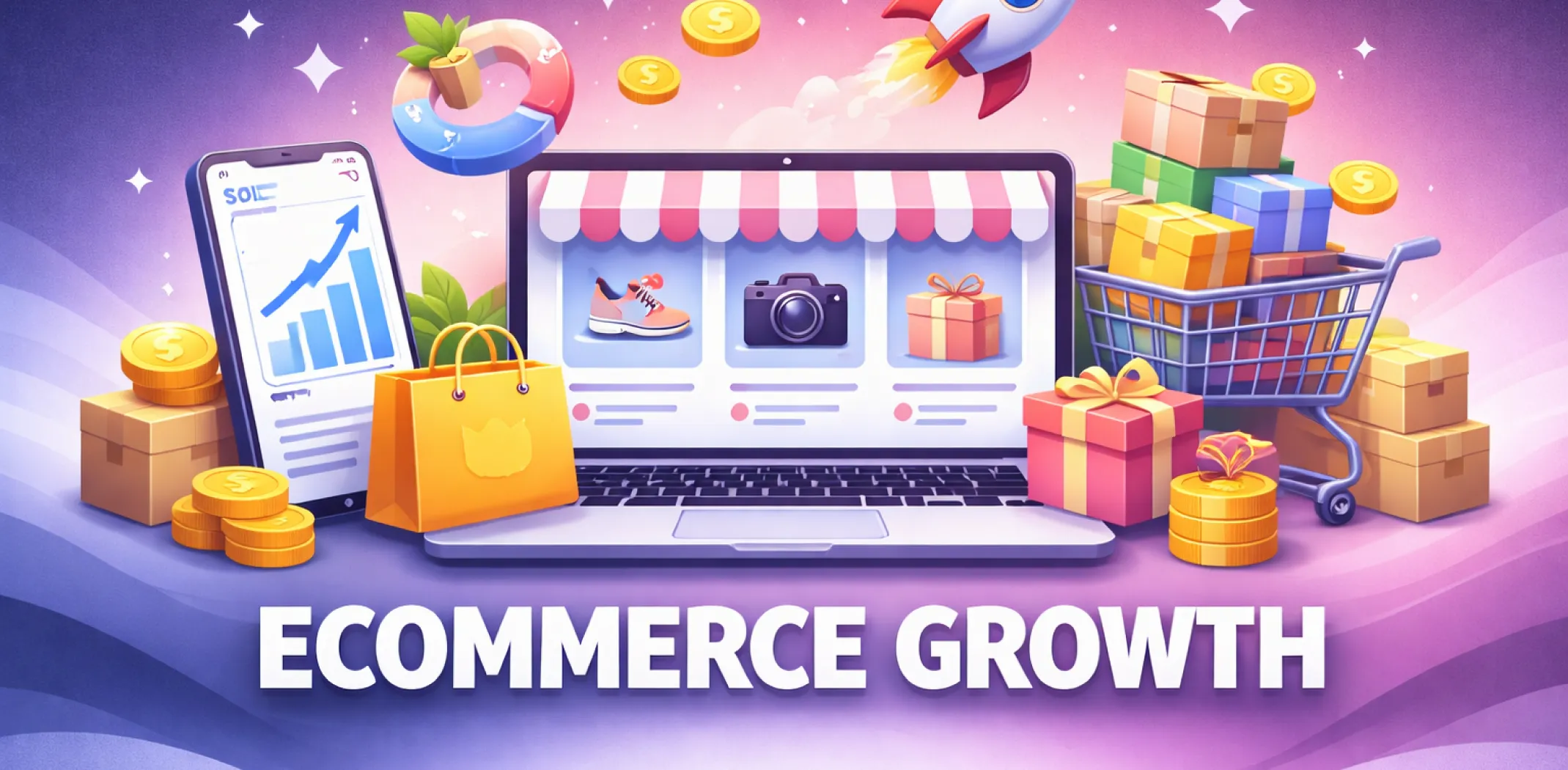 Featured image for an article on ecommerce growth