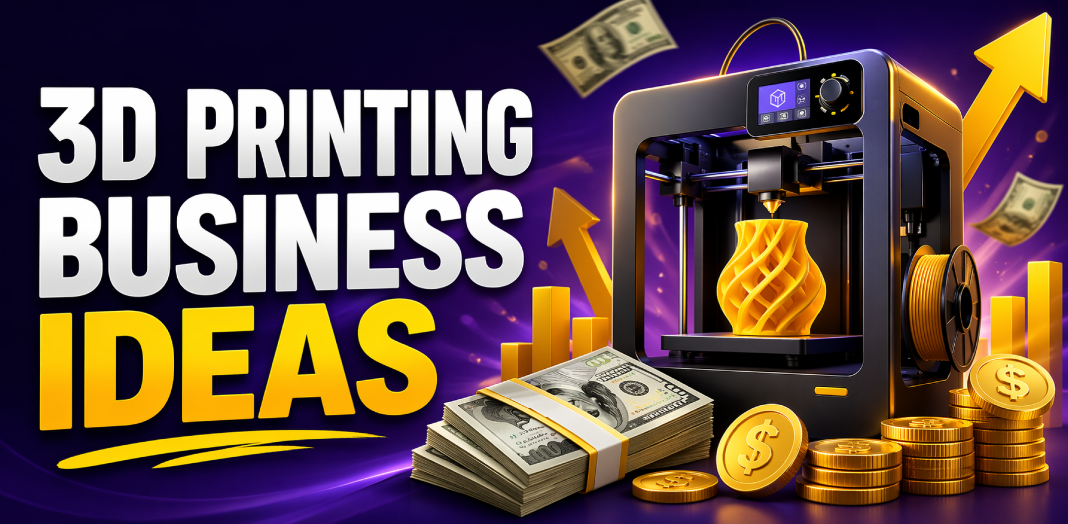 Featured image for the article about 3d printing business ideas.