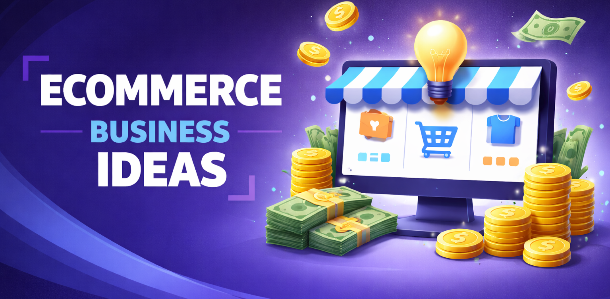 Featured image for the article about ecommerce business ideas
