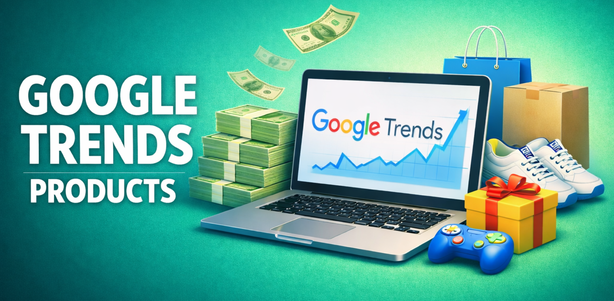 Featured image for the article about google trends products.