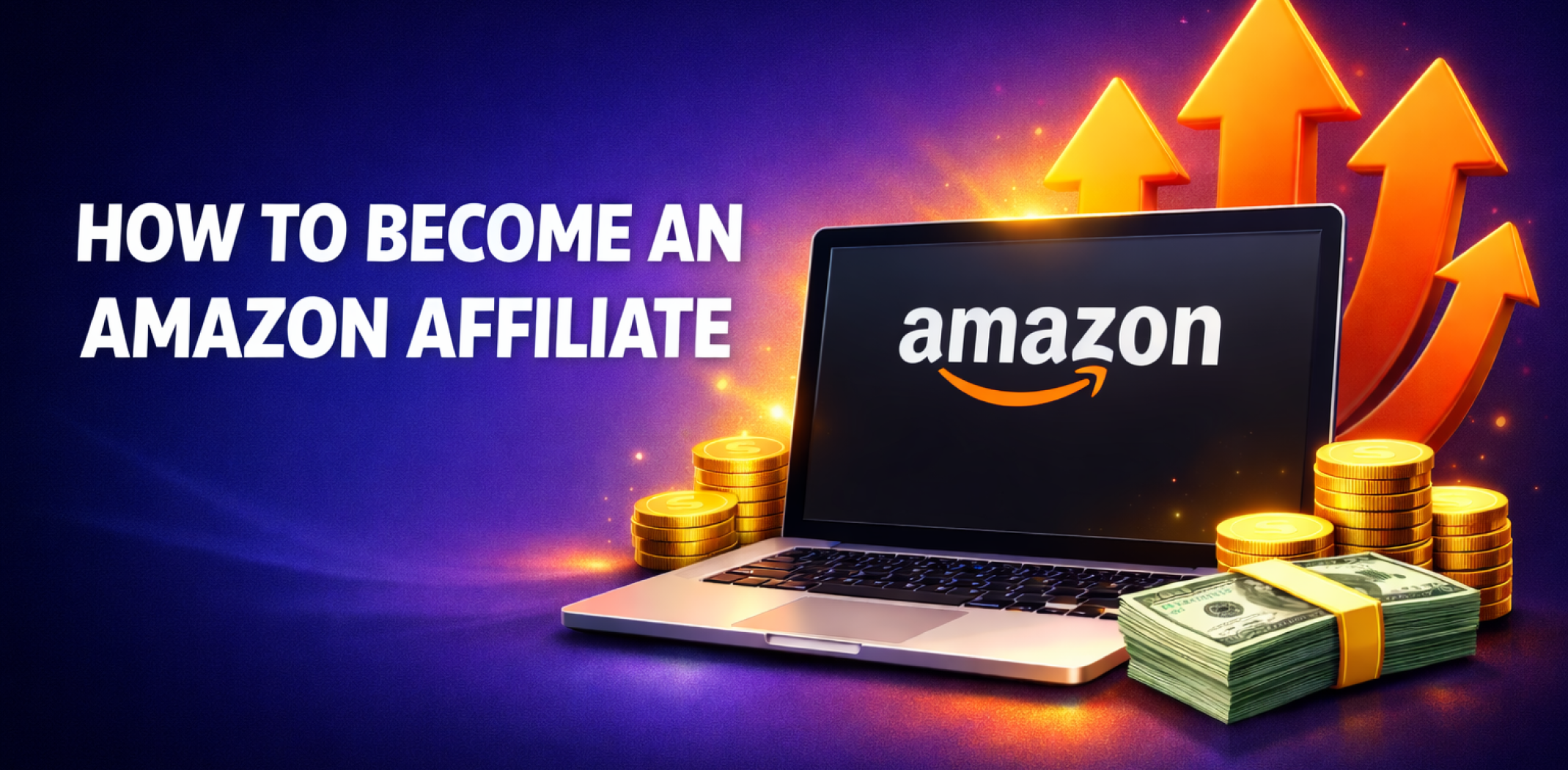Featured image for the article about how to become an amazon affiliate.