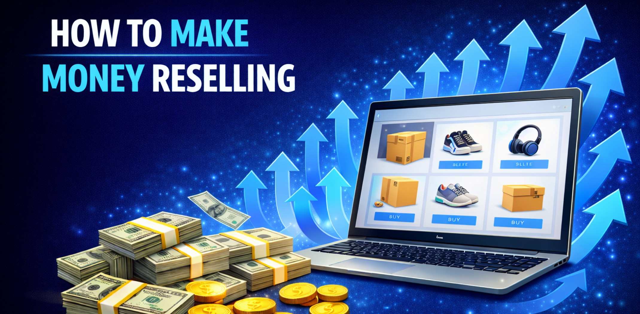 Featured image for the article about how to make money reselling.