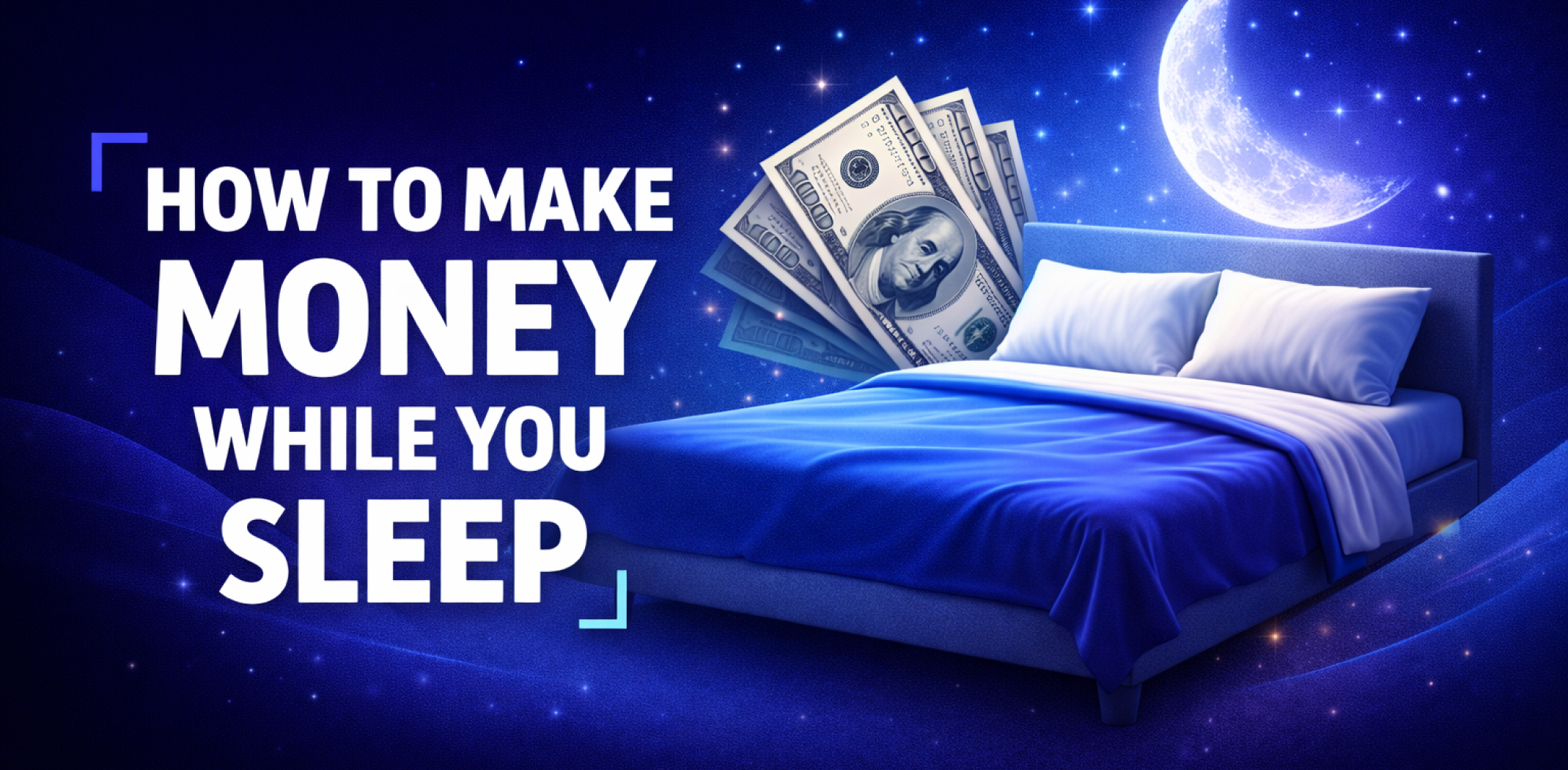 Featured image for the article about how to make money while you sleep.