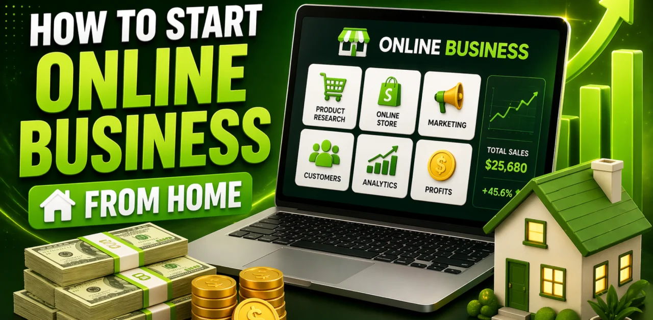 How To Start An Online Business From Home In 2026