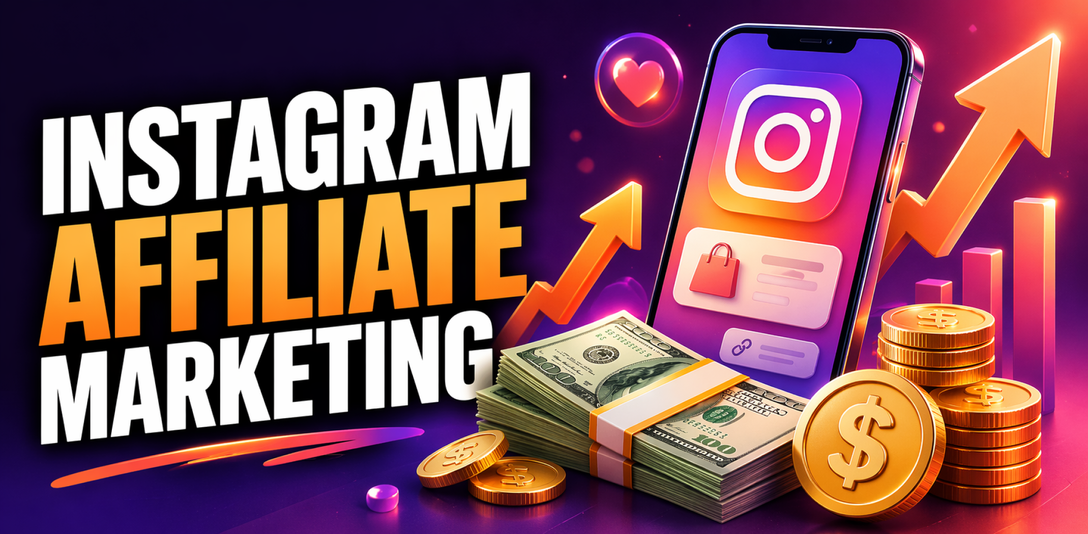 Featured image for the article about instagram affiliate marketing.