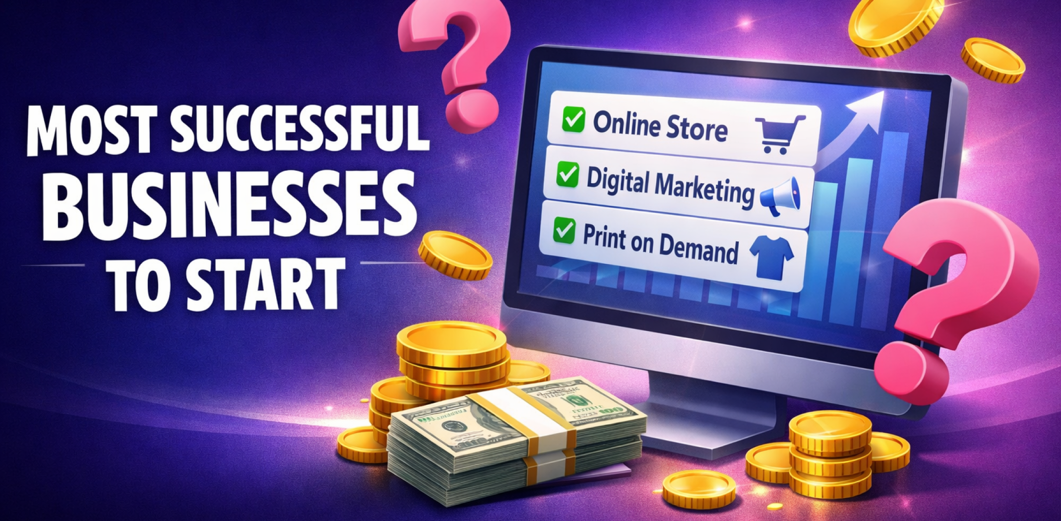 Featured image for the article about most successful businesses to start.