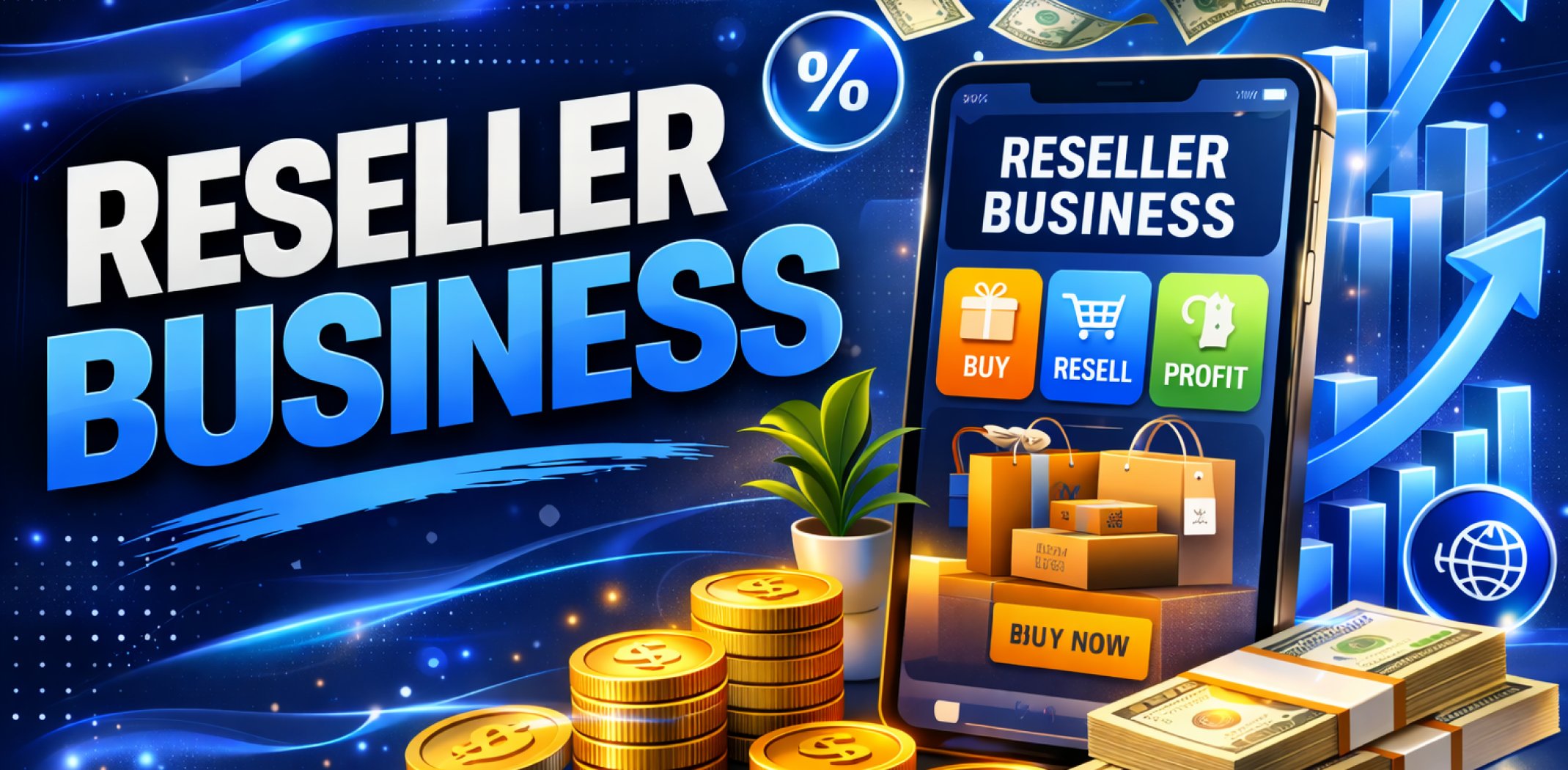 Featured image for the article about reseller business.