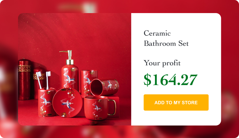 Ceramic Bathroom Set