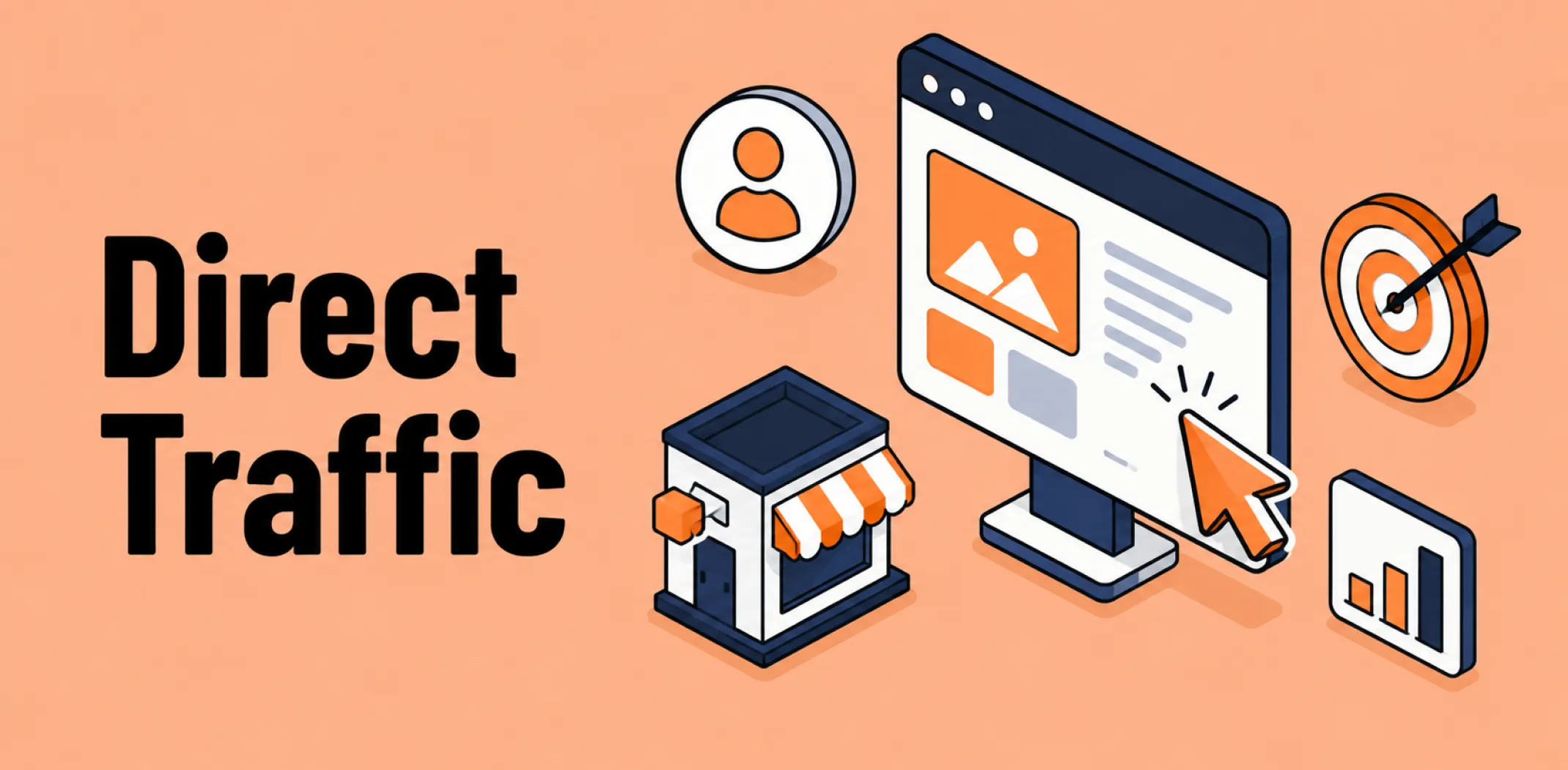 Featured image for an article about direct traffic