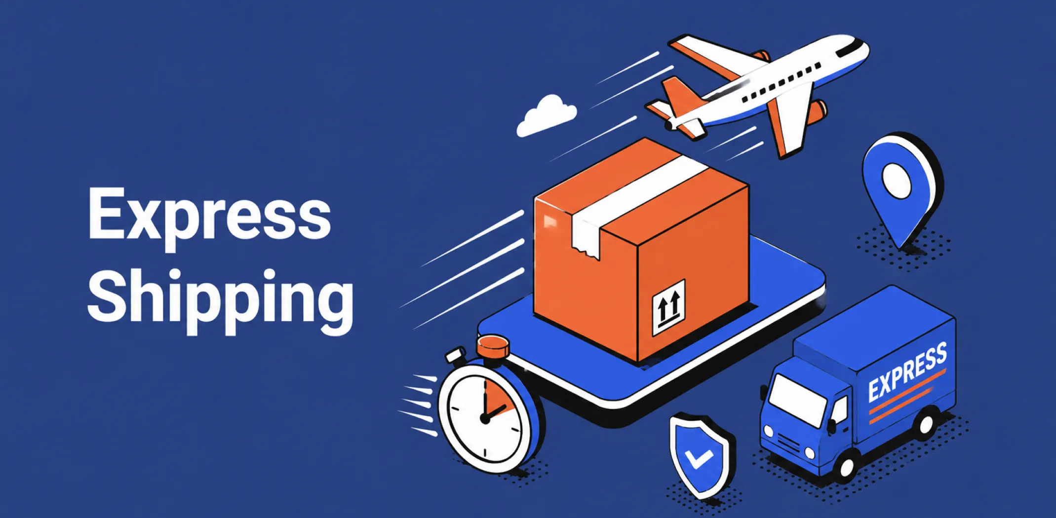 Featured image for an article about express shipping