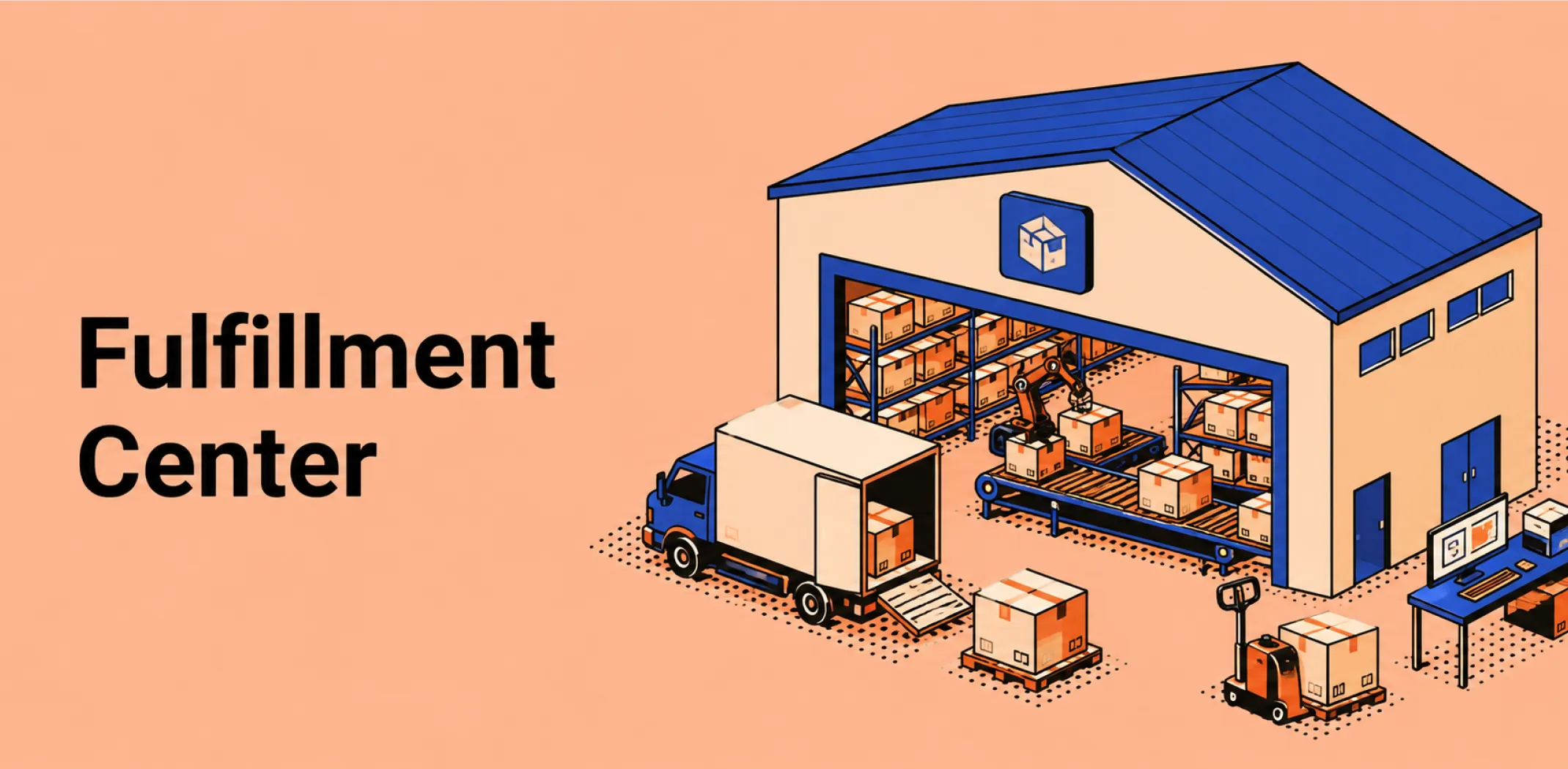 Featured image for an article about a fulfillment center