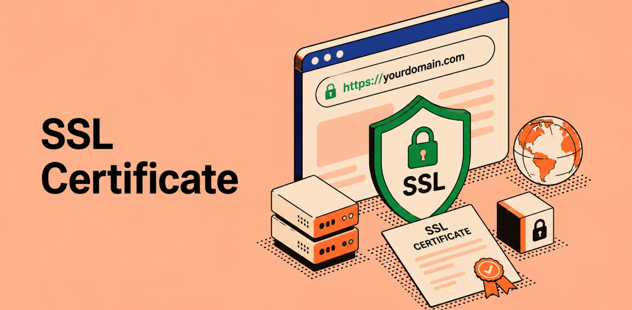 Featured image for an article about an SSL certificate