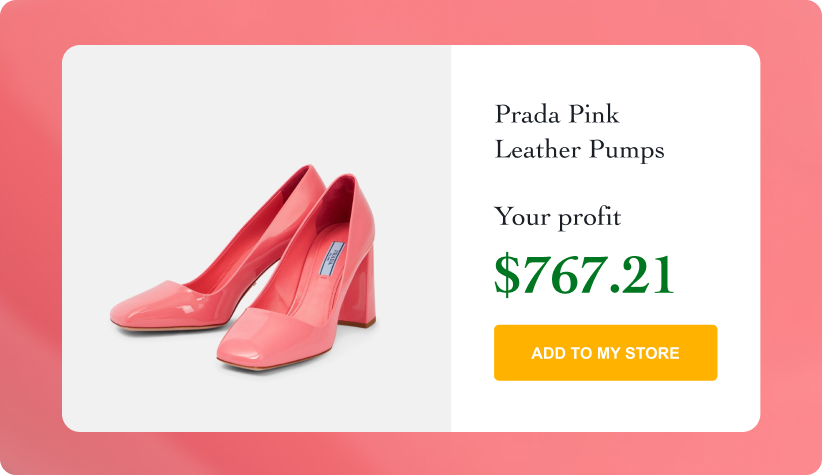 Prada Pink Leather Pumps