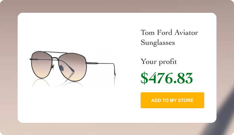 Tom Ford Aviator Sunglasses