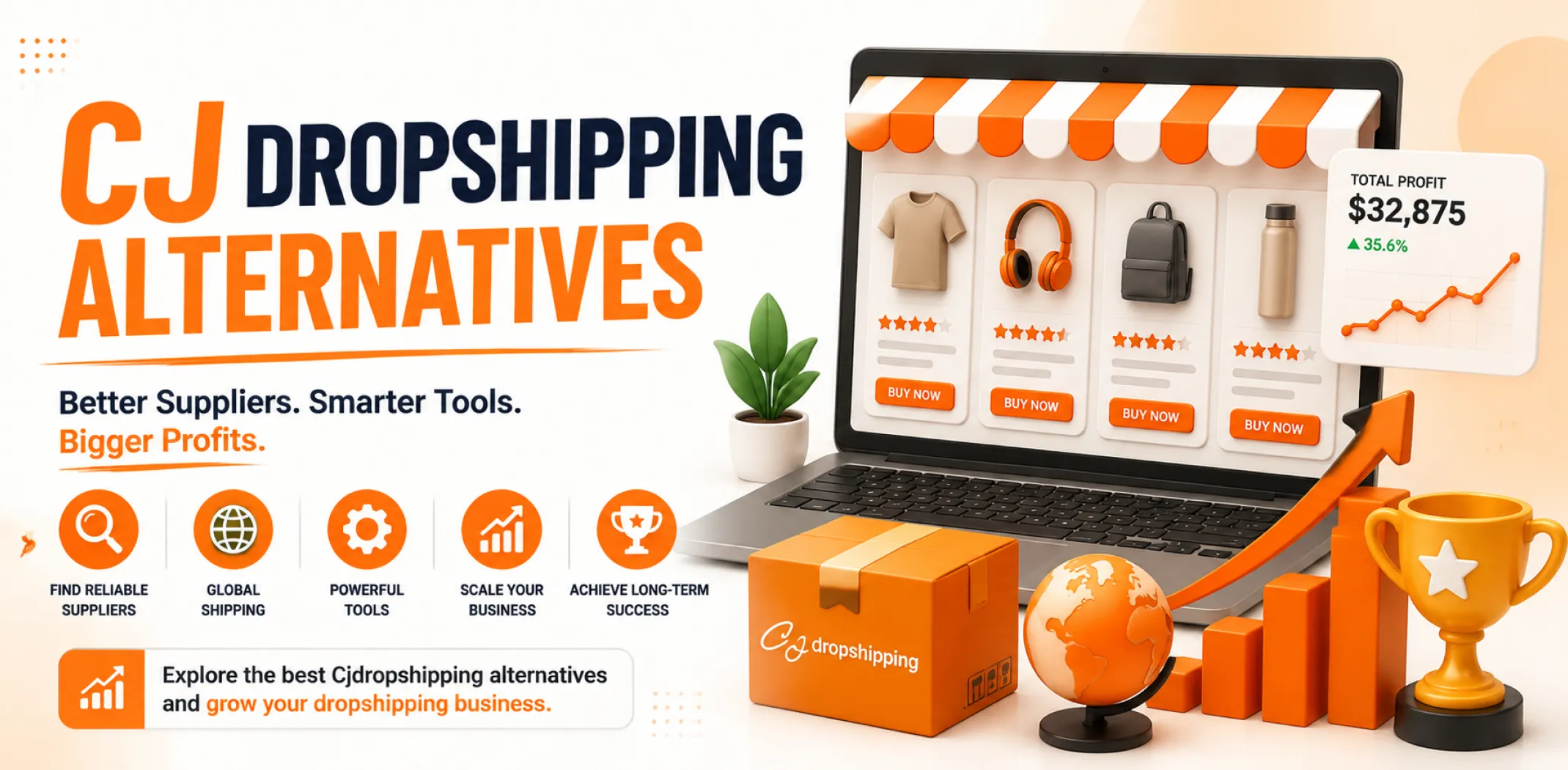 Featured image for an article about the CJdropshipping alternatives