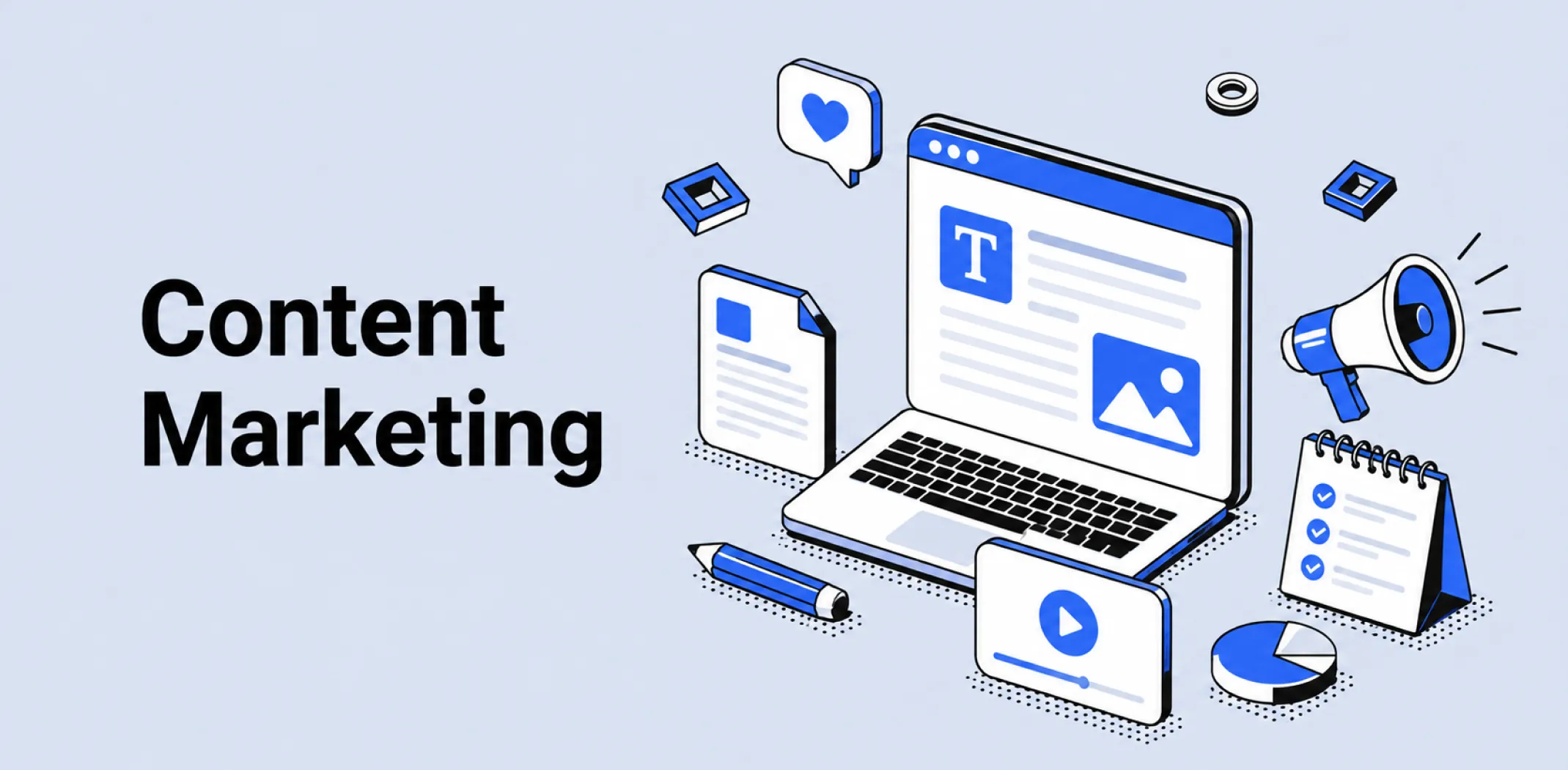 Featured image for an article about content marketing