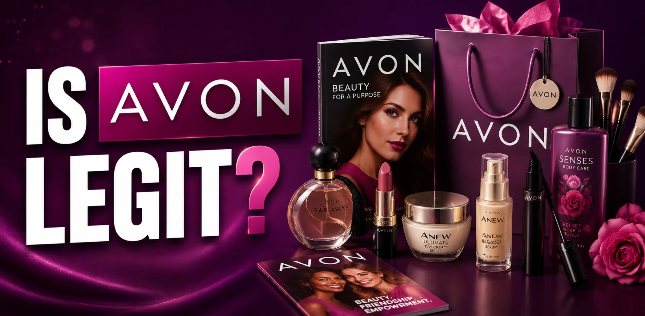 Featured image for an article answering the question "Is Avon legit?"
