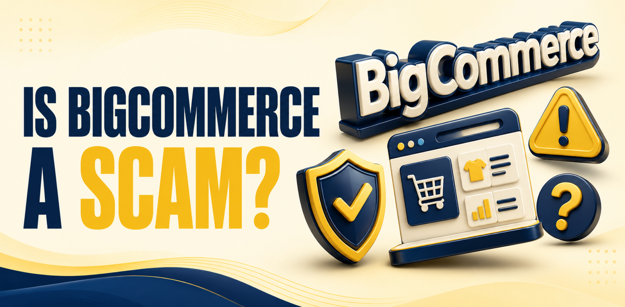 Featured image for an article about Is BigCommerce a scam.