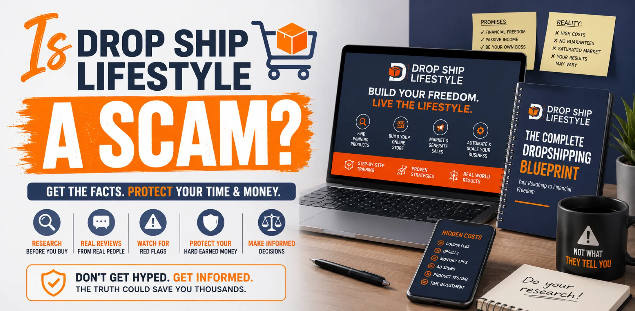 Featured image for an article answering the question "Is Drop Ship Lifestyle by Anton Kraly a scam?"