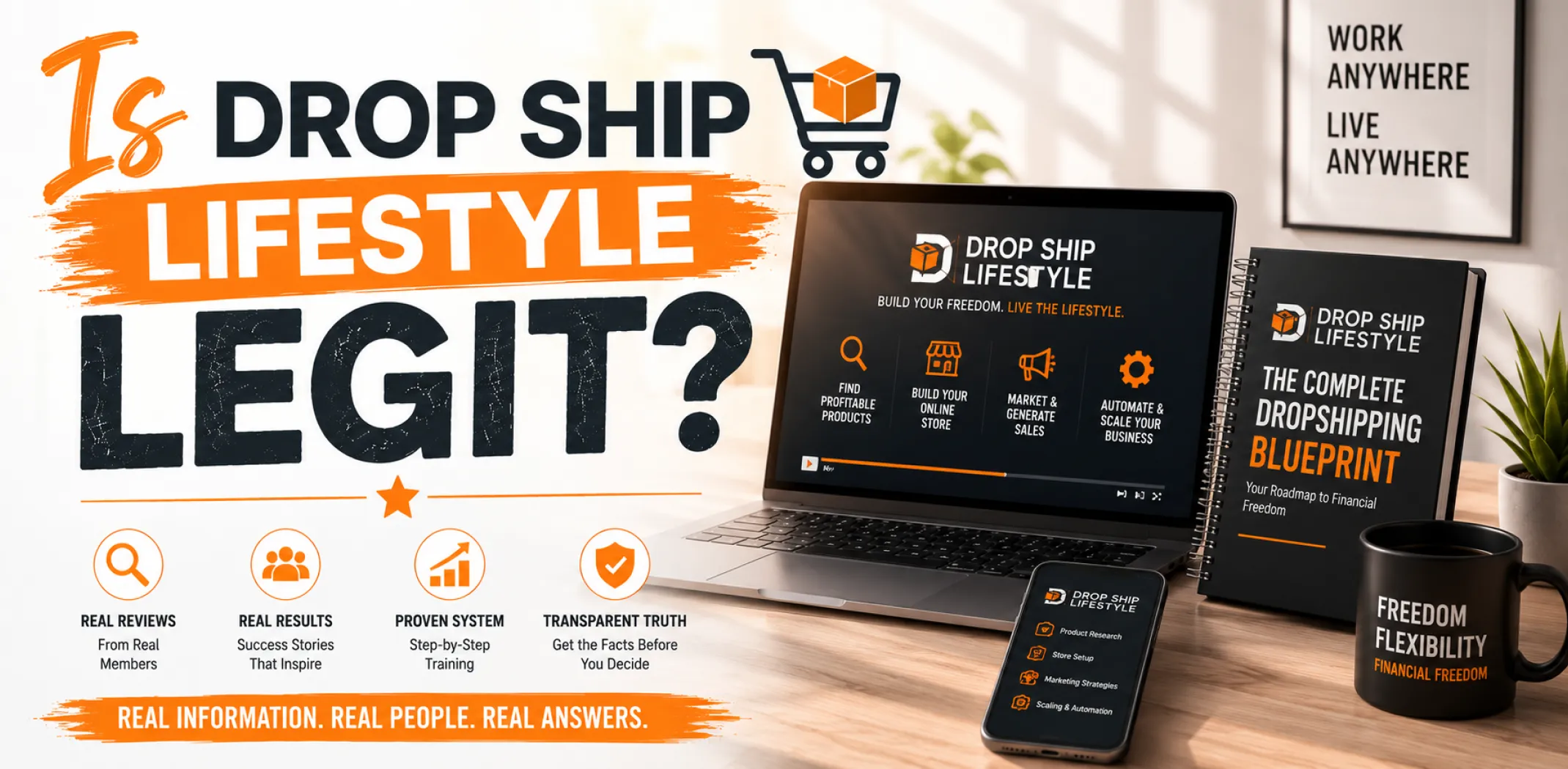 Featured image for an article answering the question "Is Drop Ship lifestyle by Anton Kraly legit?"