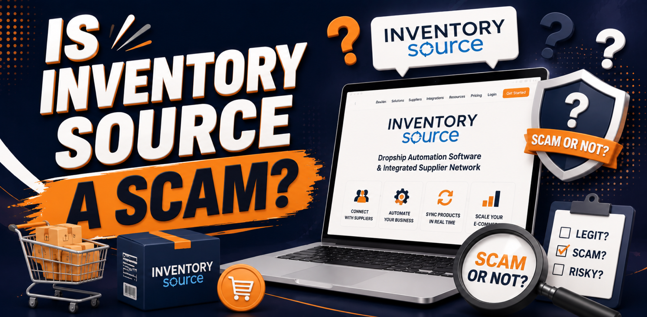 Featured image for an article about Is Inventory Source a scam.