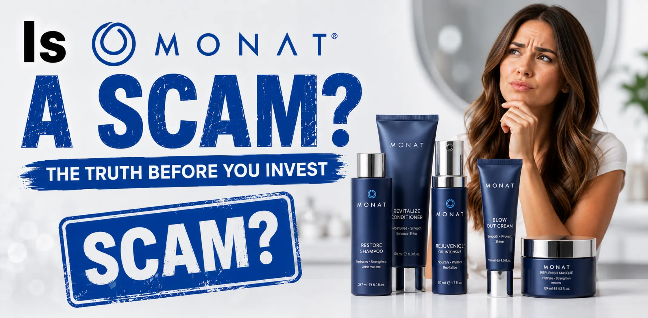 Featured image for an article answering the question "Is Monat a scam?"