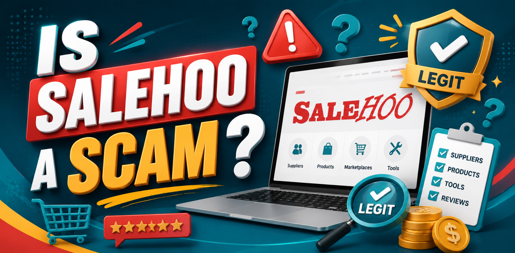Featured image for an article about Is SaleHoo a scam.