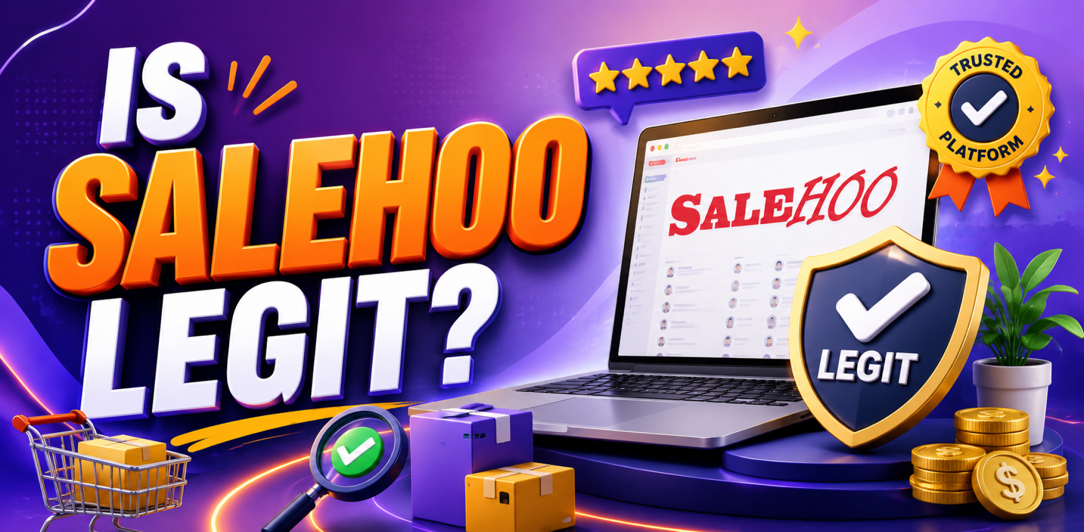 Featured image for an article about Is SaleHoo legit.