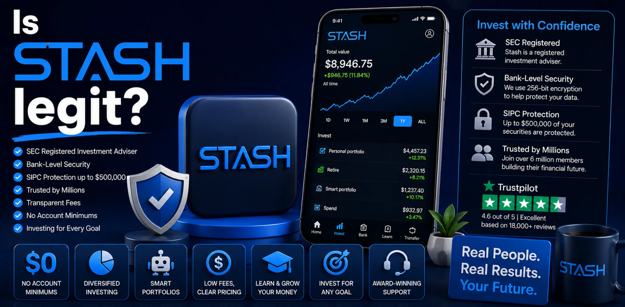Featured image for an article answering the question "Is Stash legit?"
