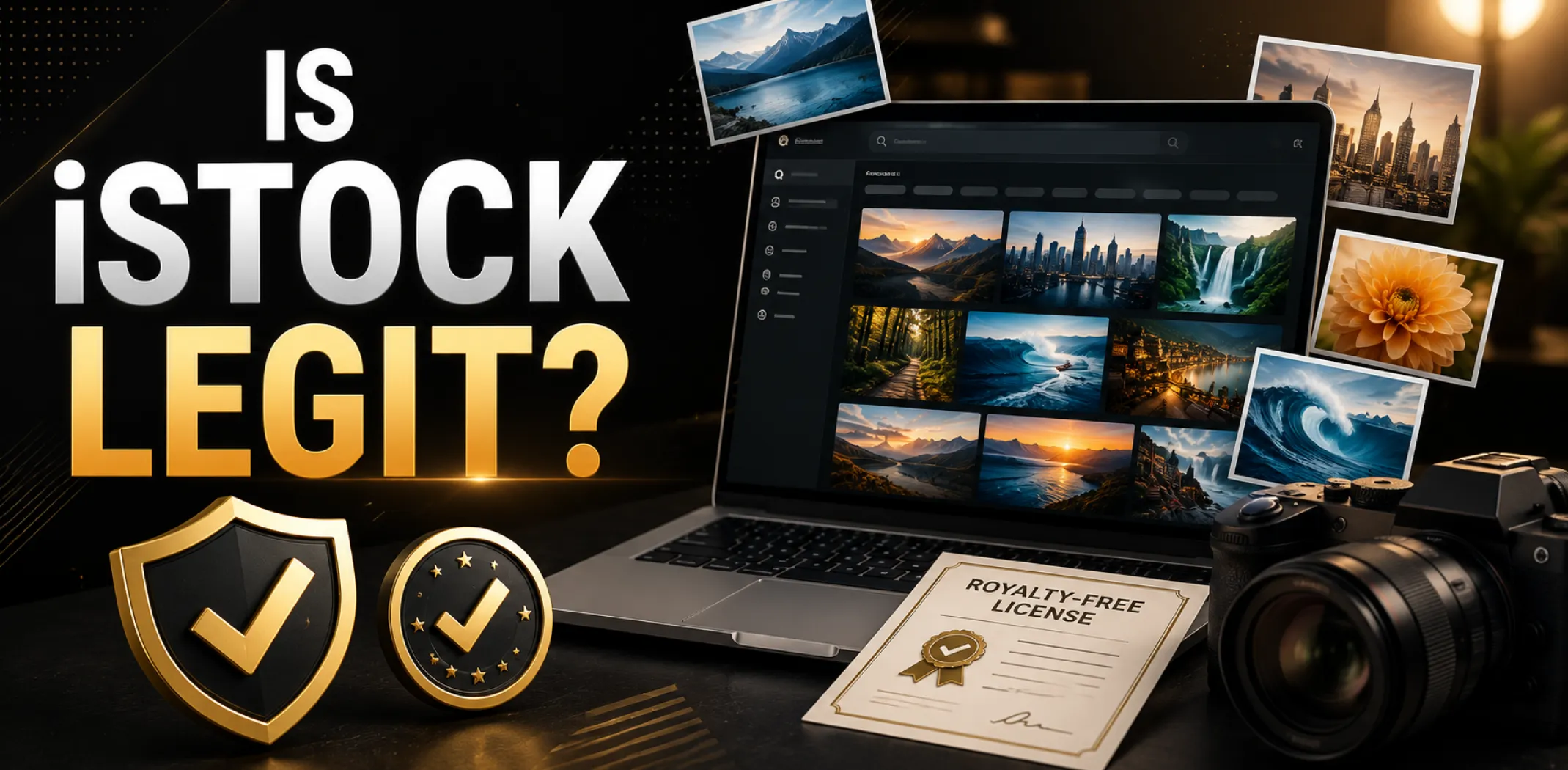 Featured image for an article answering the question "Is iStock legit?"