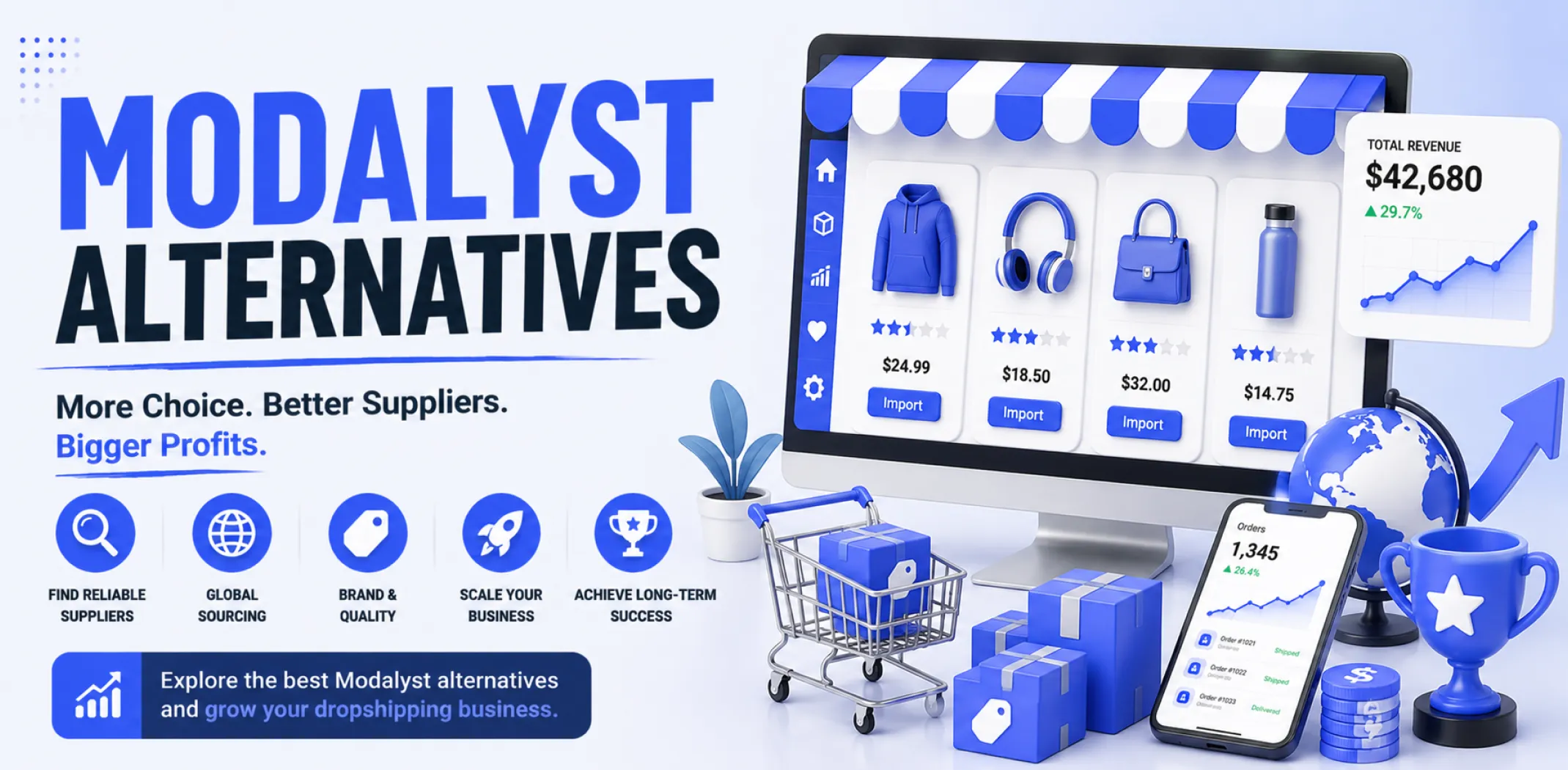 Featured image for an article about the Modalyst alternatives