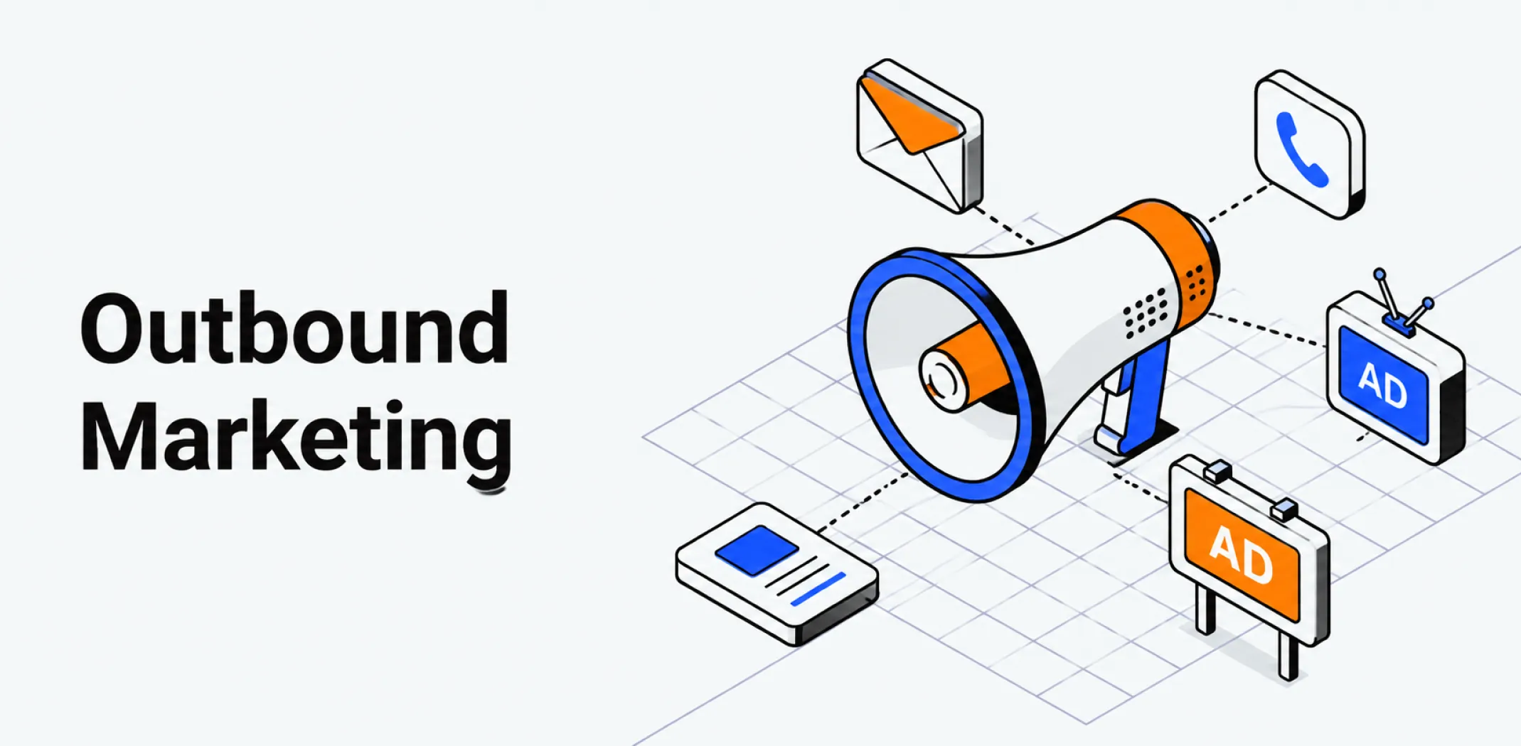 Featured image for an article about outbound marketing