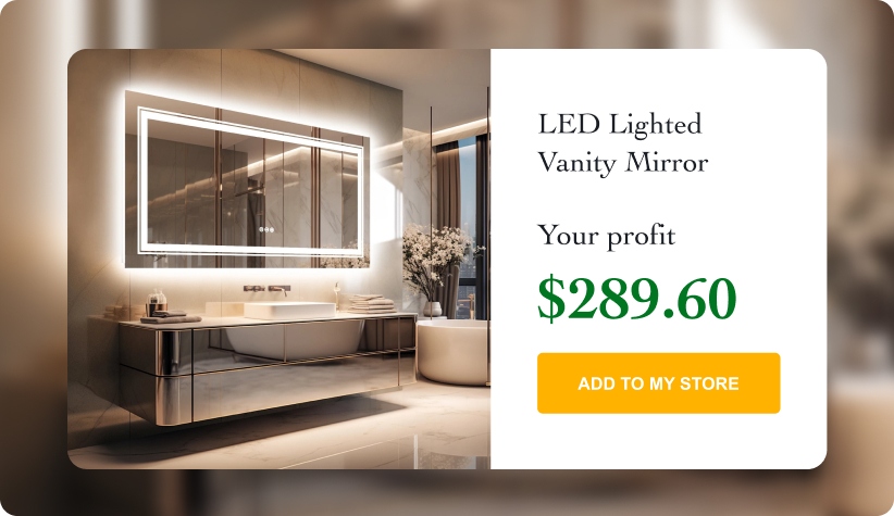 LED Lighted Vanity Mirror