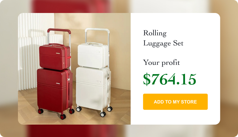 Rolling Luggage Set