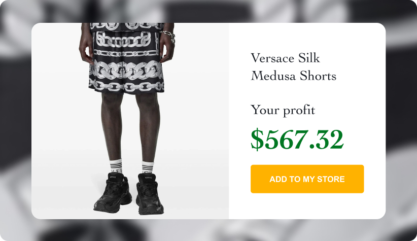 Versace Silk Medusa Shorts