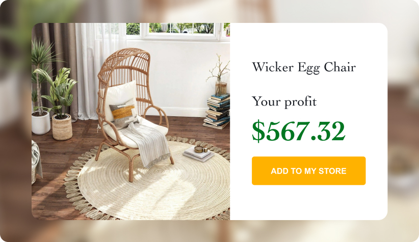 Wicker Egg Chair