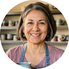 retired ceramics hobby income