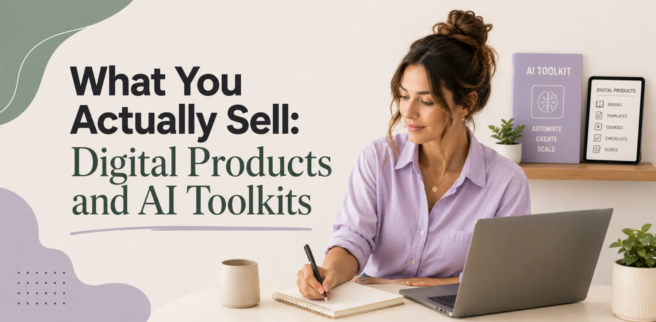 Featured image for an article about a digital products online business