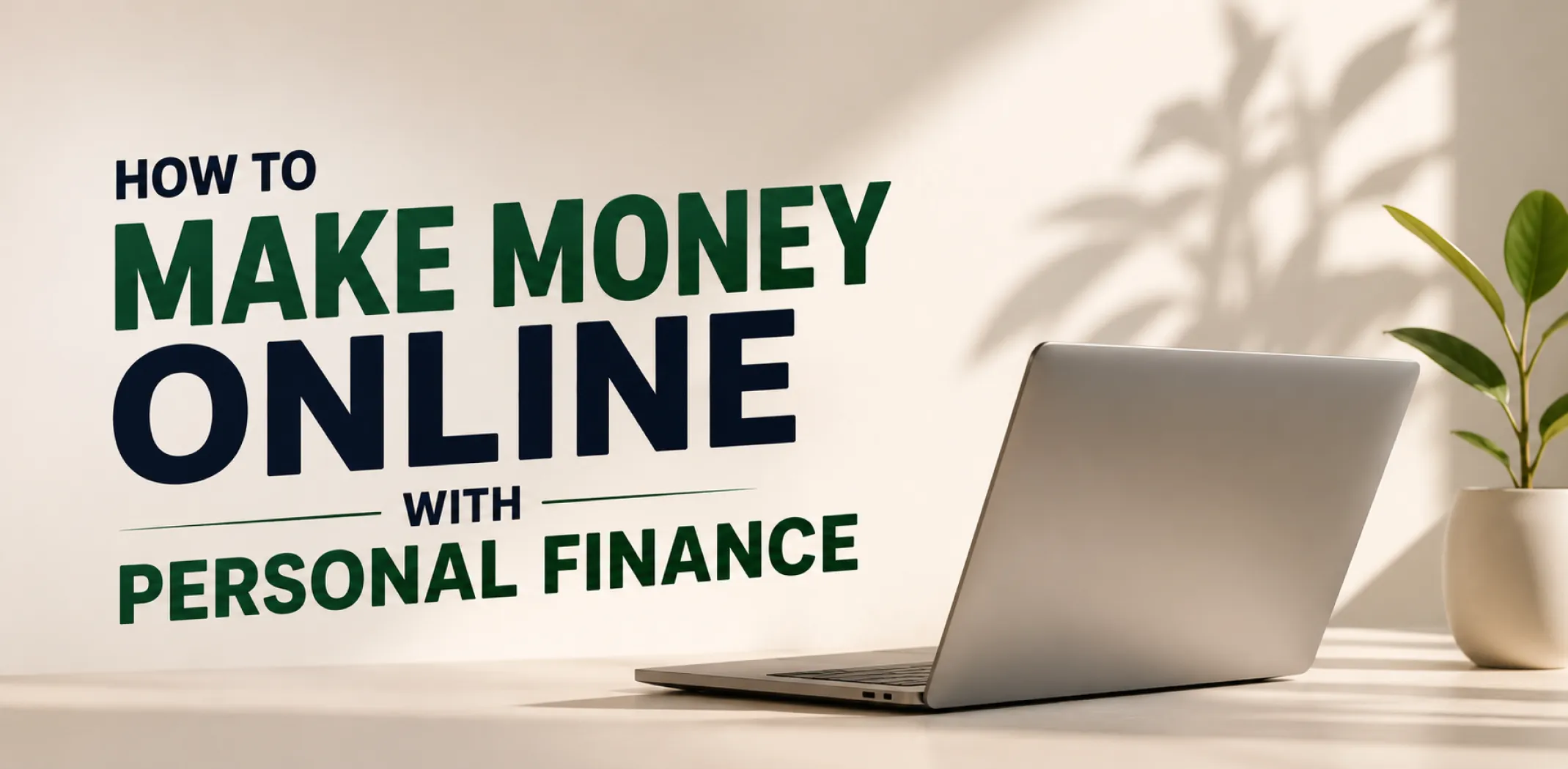 Featured image for an article about how to make money online with personal finance