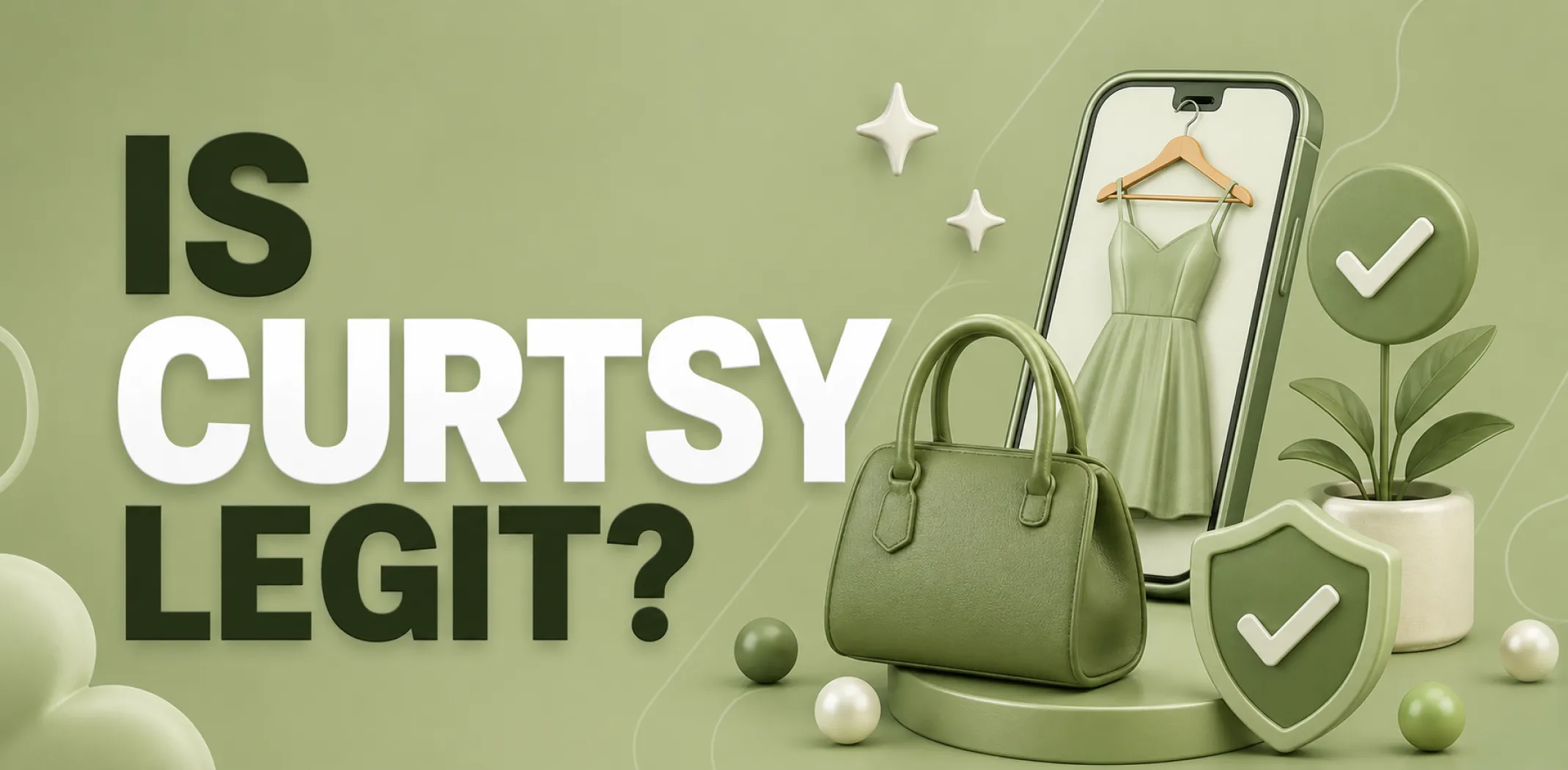 Featured image for an article answering the question "is Curtsy legit?"