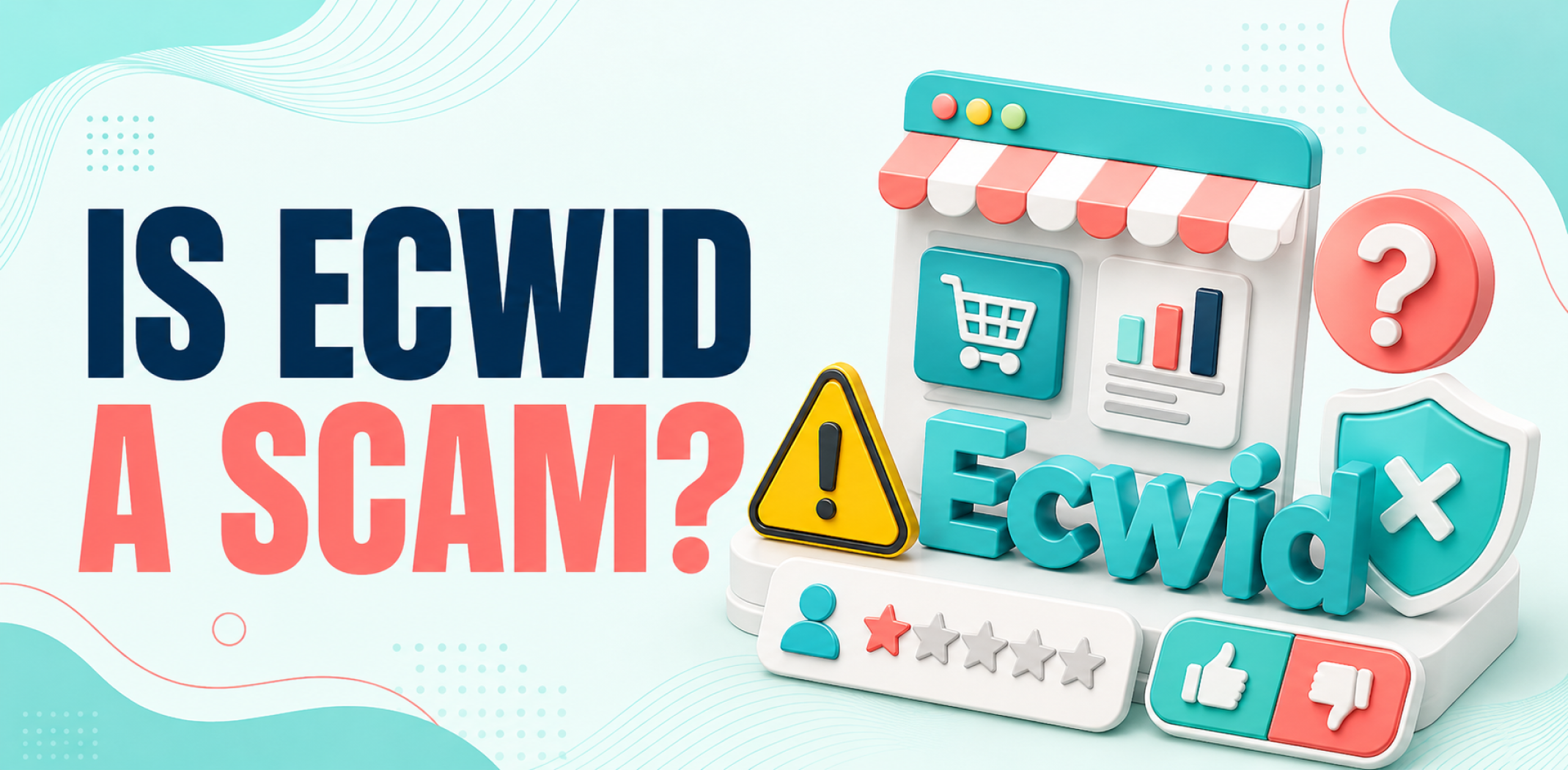 Featured image for an article about Is Ecwid a scam.