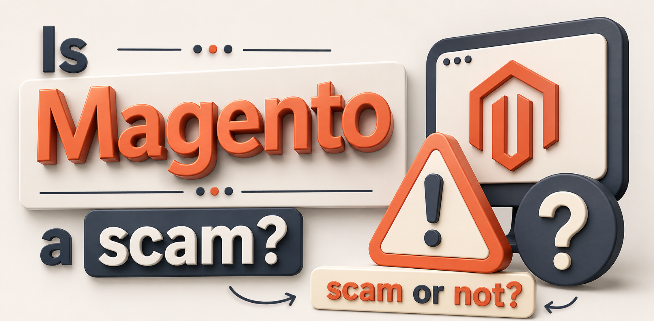 Featured image for an article about Is Magento a scam.