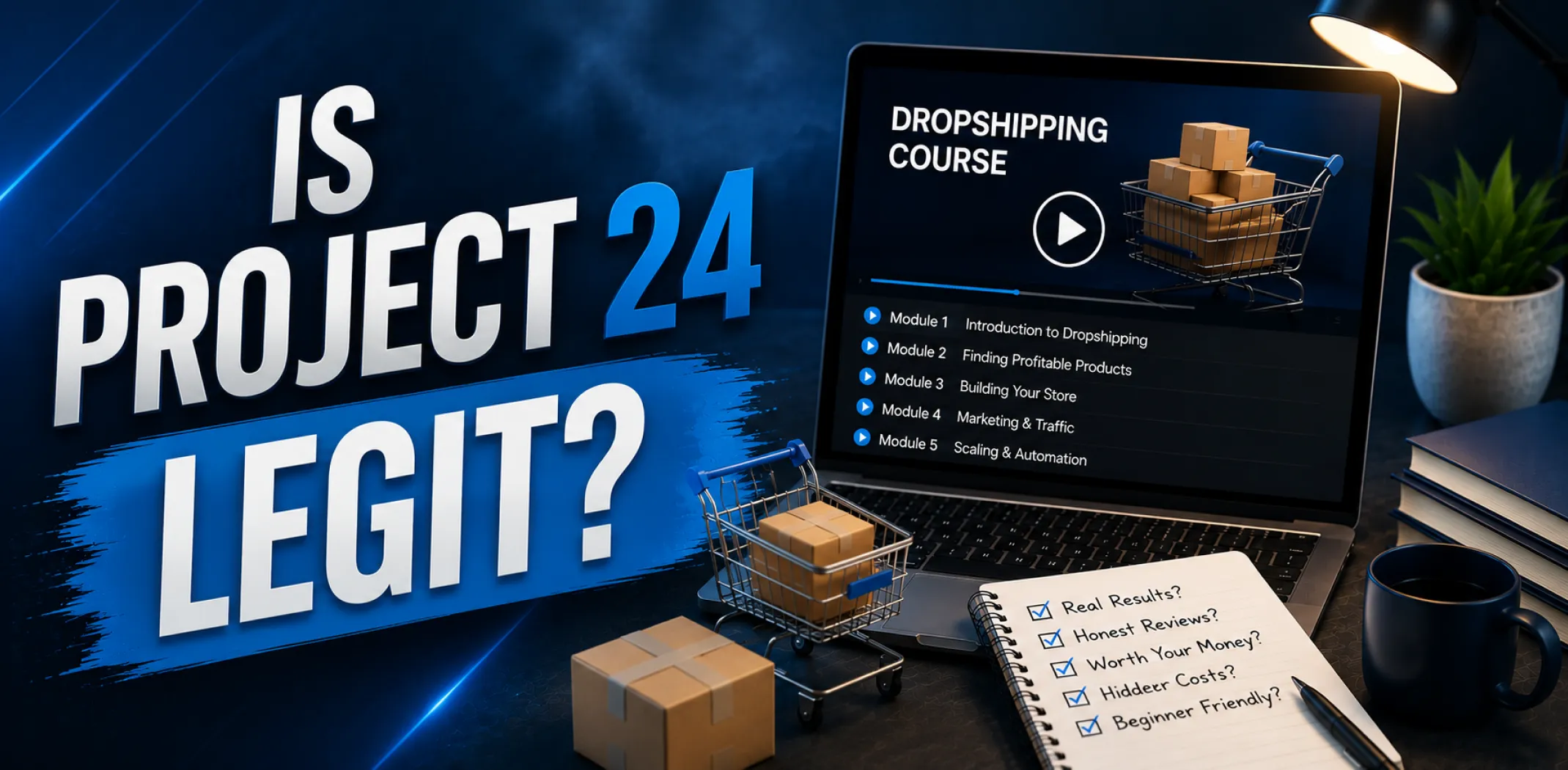 Featured image for an article answering the question "is Project 24 legit?"