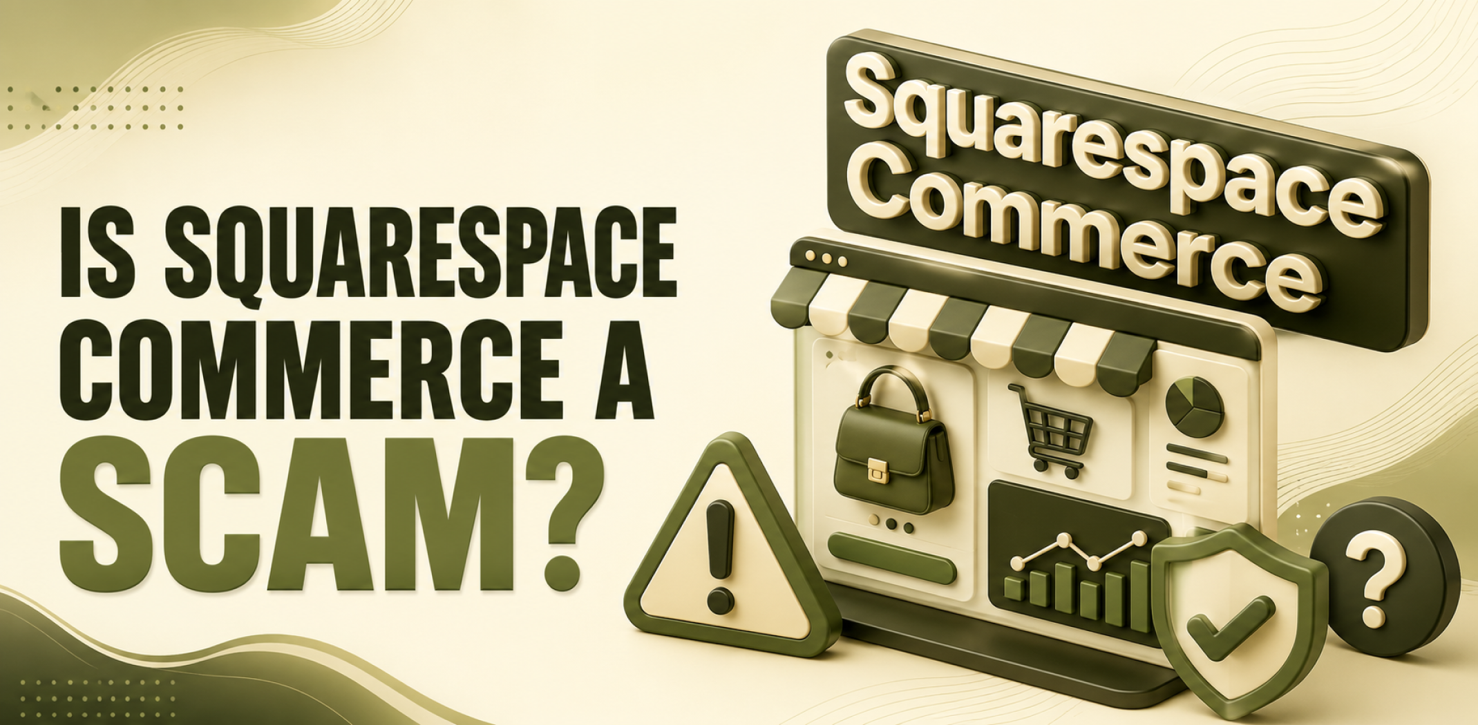Featured image for an article about Is Squarespace Commerce a scam.