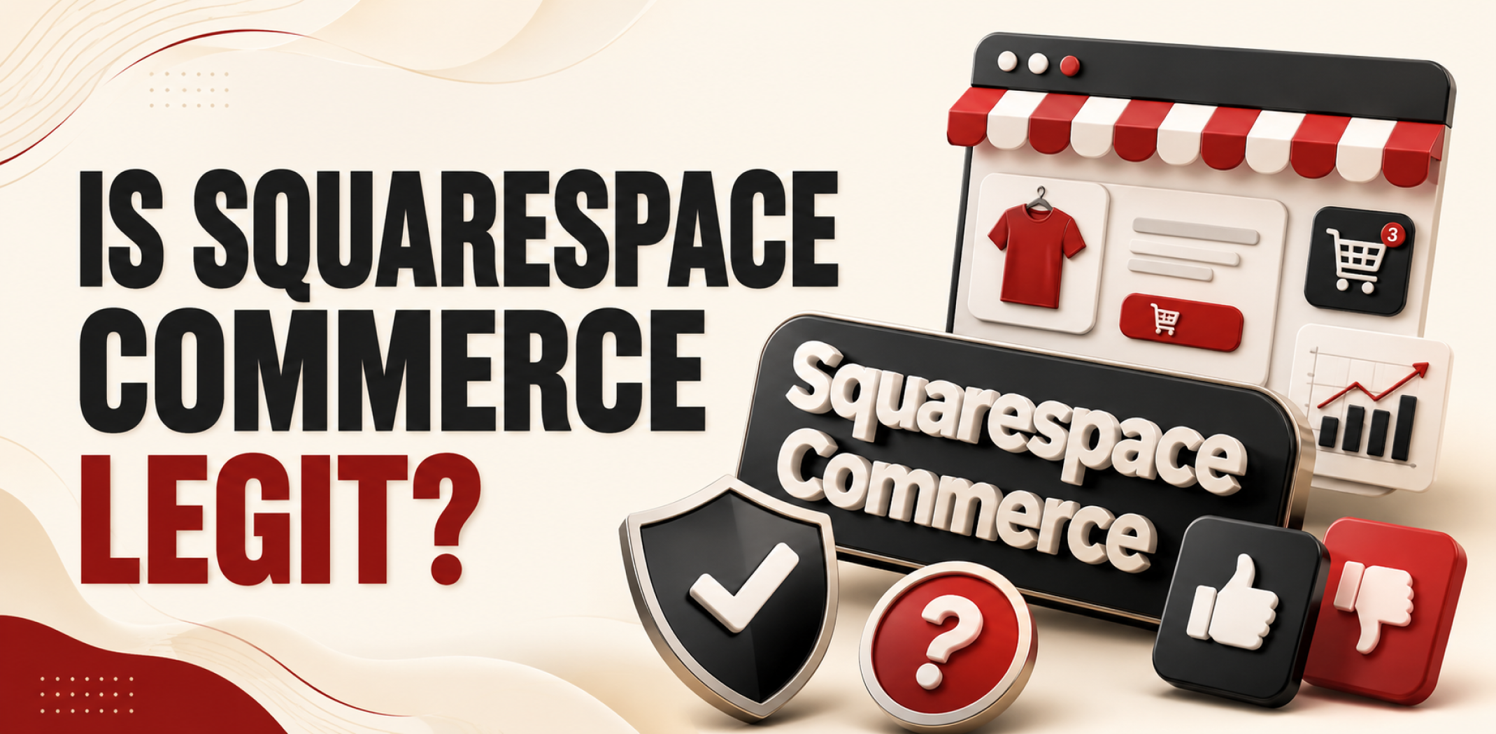 Featured image for an article about Is Squarespace Commerce legit.