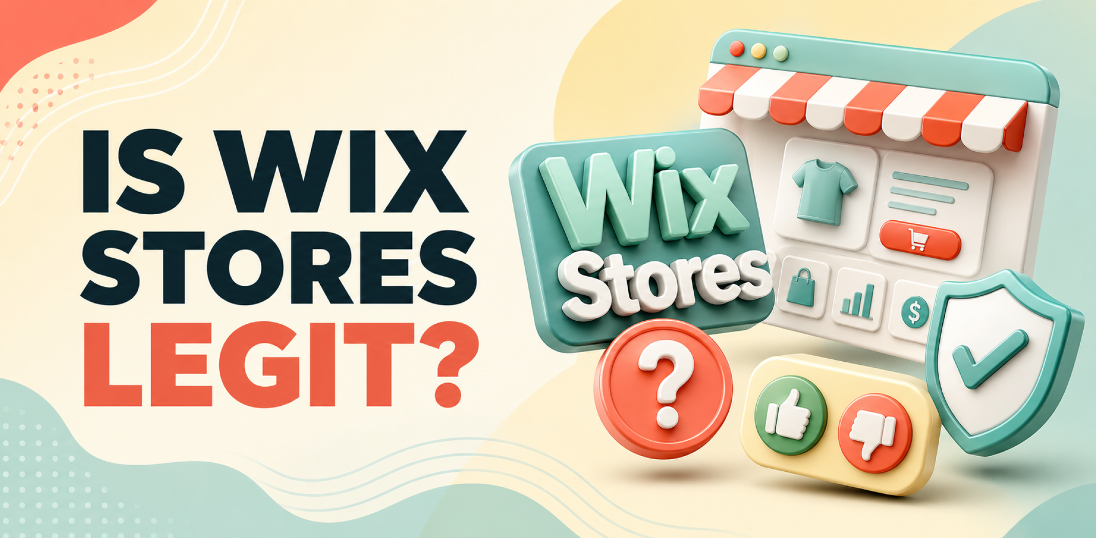 Featured image for an article about Is Wix Stores legit.