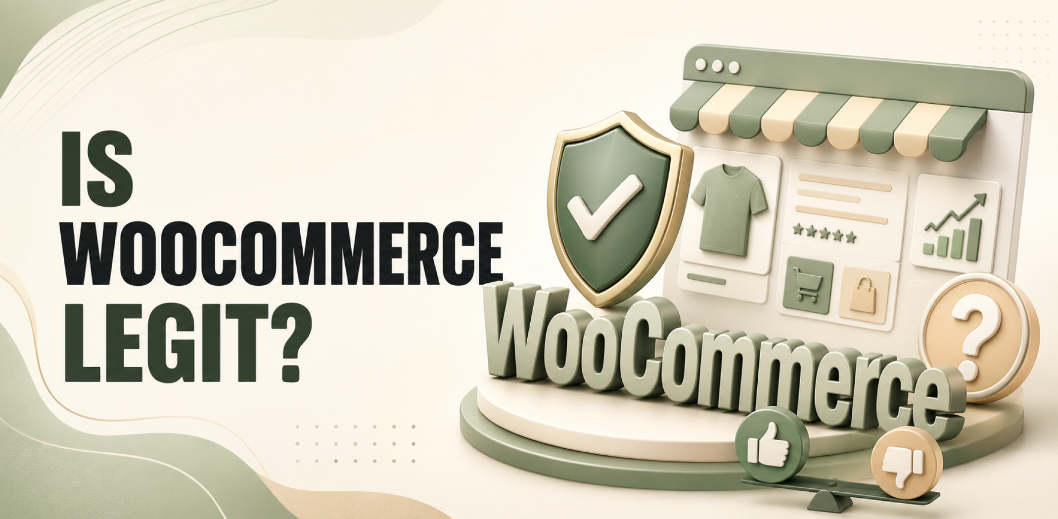 Featured image for an article about Is WooCommerce legit.