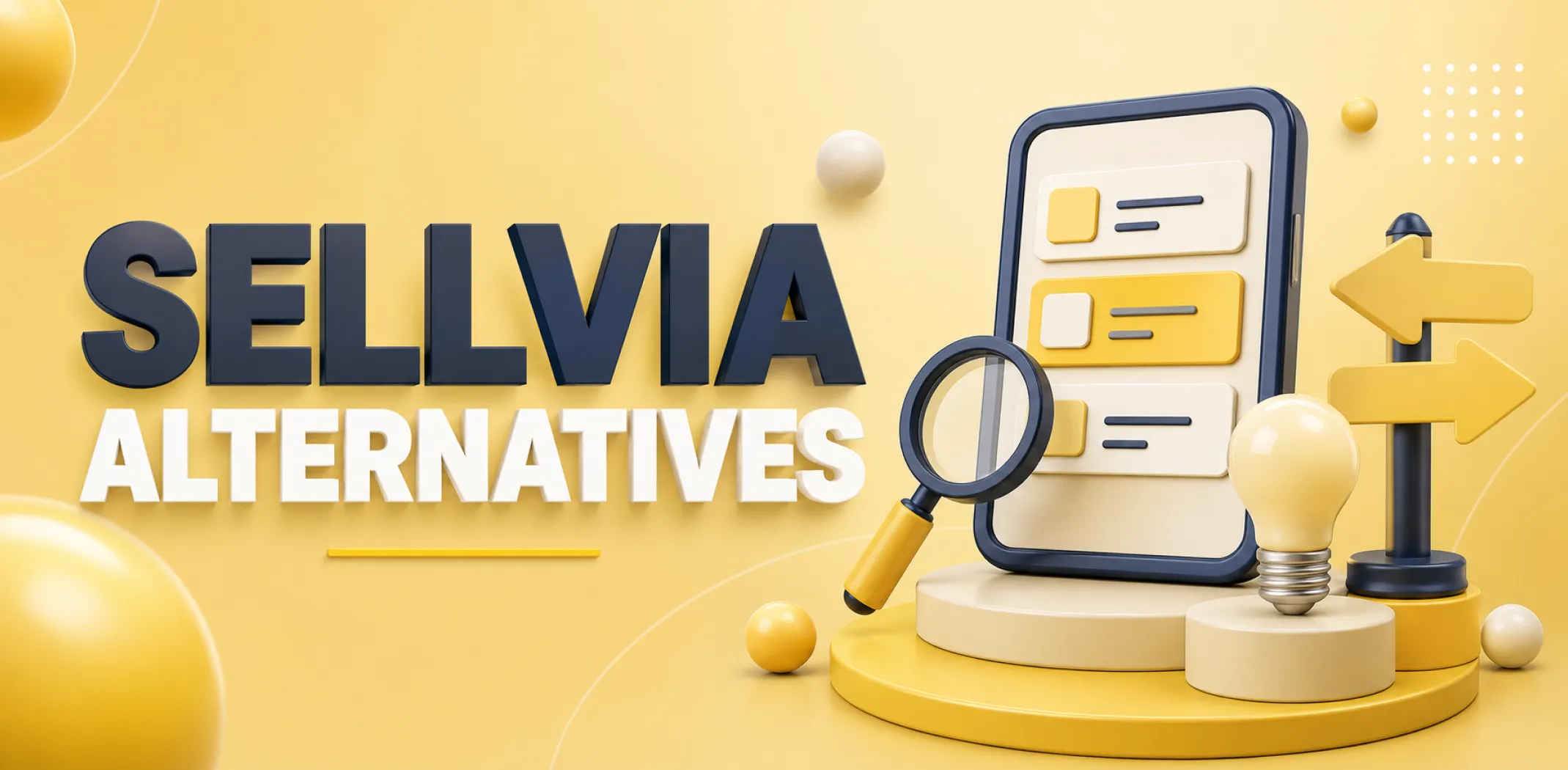 Featured image for an article about the Sellvia alternatives