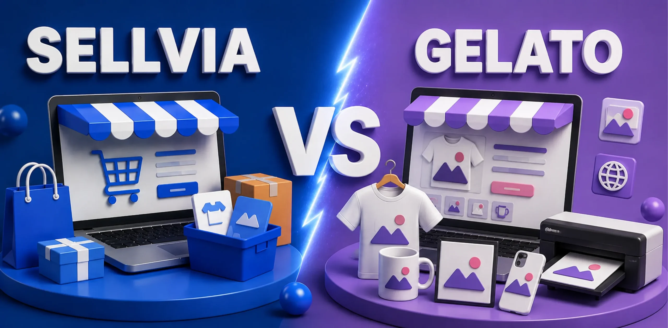 Featured image for a competitive breakdown of Sellvia vs Gelato
