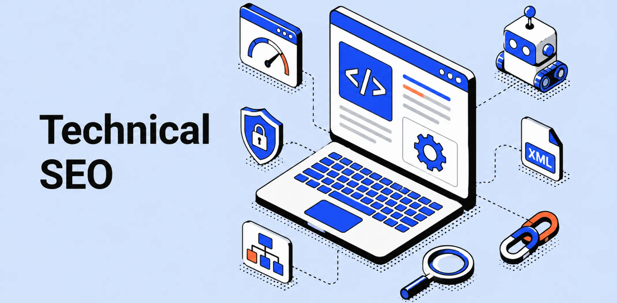 Featured image for an article about technical SEO